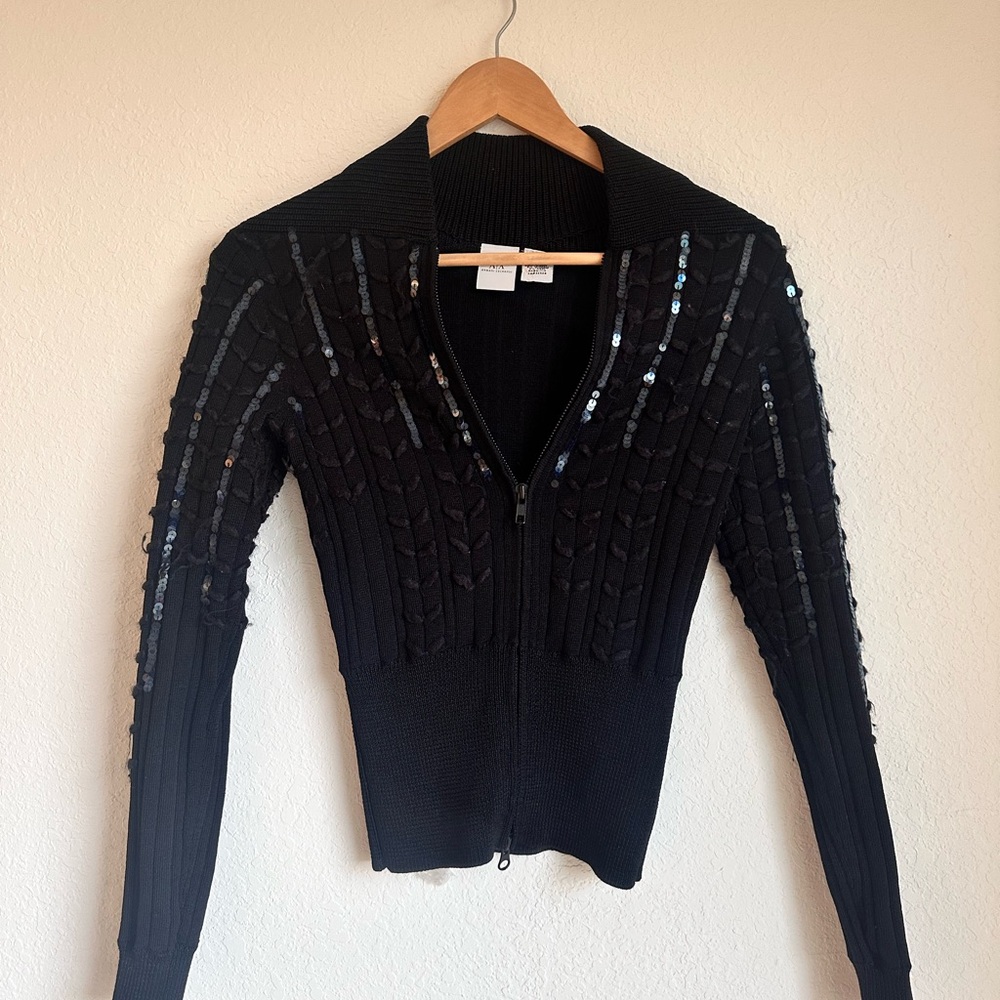 Armani exchange cardigan fitted to the body